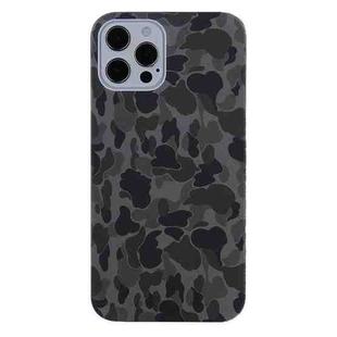Camouflage TPU Protective Case For iPhone 12 / 12 Pro(Black)