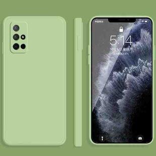 For Honor 30s Solid Color Imitation Liquid Silicone Straight Edge Dropproof Full Coverage Protective Case(Matcha Green)