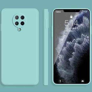 For Xiaomi Redmi K30 Pro Solid Color Imitation Liquid Silicone Straight Edge Dropproof Full Coverage Protective Case(Sky Blue)