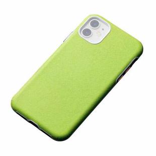 Business Cross Texture PC Protective Case For iPhone 11 Pro(Green)