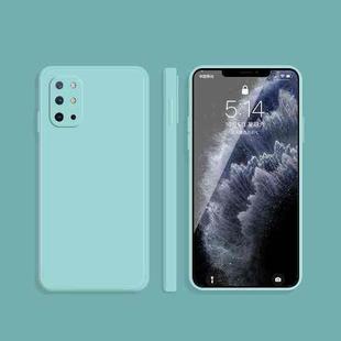 For OnePlus 8T Solid Color Imitation Liquid Silicone Straight Edge Dropproof Full Coverage Protective Case(Sky Blue)