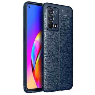 For OPPO K9 Litchi Texture TPU Shockproof Case(Blue)