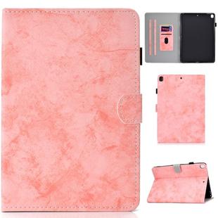 For iPad 10.2 2021 / 2020 / 2019 Solid Color Horizontal Flip Leather Case with Holder & Card Slots & Pen Slot & Sleep / Wake-up Function(Pink)