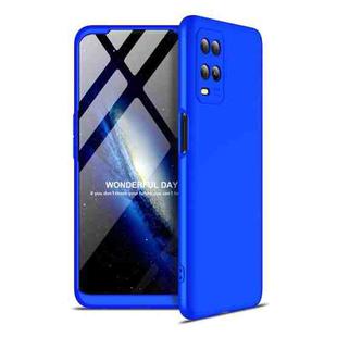 For OPPO A54 GKK Three Stage Splicing Full Coverage PC Case(Blue)