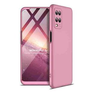 For OPPO A54 GKK Three Stage Splicing Full Coverage PC Case(Rose Gold)