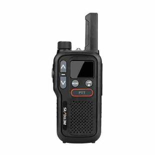 RETEVIS RB18 2W 462.5500-467.7125MHz 22CHS FRS License-free Two Way Radio Handheld Walkie Talkie with Dual PTT(Black)
