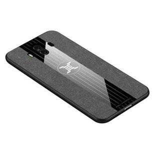 For Huawei Mate 10 XINLI Stitching Cloth Textue Shockproof TPU Protective Case(Grey)