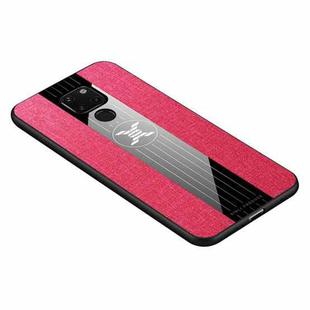 For Huawei Mate 20 XINLI Stitching Cloth Textue Shockproof TPU Protective Case(Red)