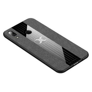 For Huawei nova 3e XINLI Stitching Cloth Textue Shockproof TPU Protective Case(Grey)