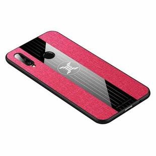 For Huawei nova 4e XINLI Stitching Cloth Textue Shockproof TPU Protective Case(Red)