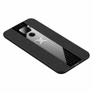 For Huawei nova 5i Pro XINLI Stitching Cloth Textue Shockproof TPU Protective Case(Black)