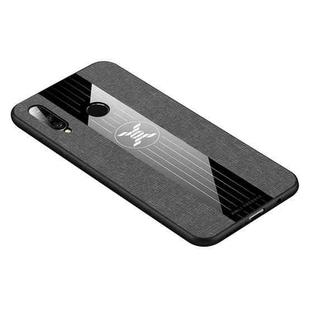 For Huawei P30 Lite XINLI Stitching Cloth Textue Shockproof TPU Protective Case(Grey)