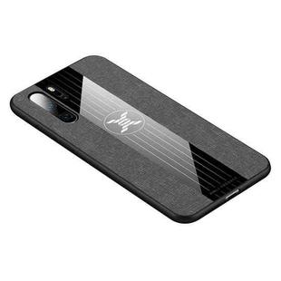 For Huawei P30 Pro XINLI Stitching Cloth Textue Shockproof TPU Protective Case(Grey)