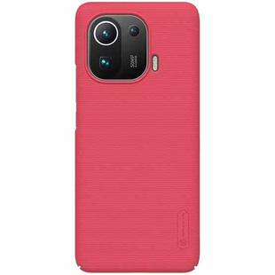 For Xiaomi Mi 11 Pro NILLKIN Frosted Concave-convex Texture PC Protective Case(Red)