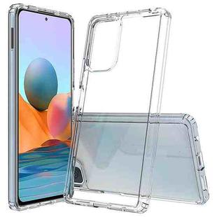 For Xiaomi Redmi Note 10 Pro Shockproof Scratchproof TPU + Acrylic Protective Case(Transparent)