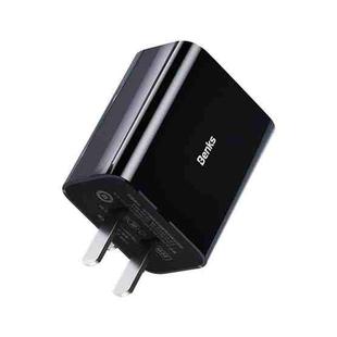 Benks PA46 20W PD Fast Charging Travel Charger Power Adapter, CN Plug(Black)