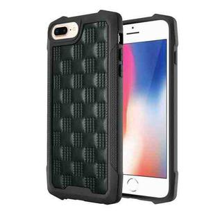 3D Embossed PU + PC + TPU Skidproof Shockproof Case For iPhone 8 Plus / 7 Plus / 6s Plus / 6 Plus(Green)
