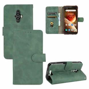 For Blackview BV6600 Solid Color Skin Feel Magnetic Buckle Horizontal Flip Calf Texture PU Leather Case with Holder & Card Slots & Wallet(Green)