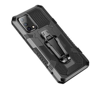 For OPPO A74 4G Armor Warrior Shockproof PC + TPU Protective Case(Black)