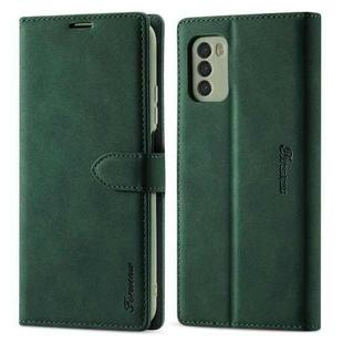 For Xiaomi Poco M3 / Redmi 9T / 9 Power Forwenw F1 Series Matte Strong Magnetism Horizontal Flip Leather Case with Holder & Card Slots & Wallet & Photo Frame(Green)