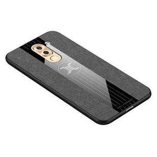 For Huawei Honor 6X XINLI Stitching Cloth Textue Shockproof TPU Protective Case(Grey)