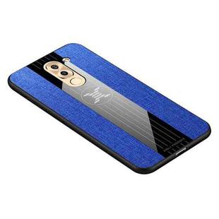 For Huawei Honor 6X XINLI Stitching Cloth Textue Shockproof TPU Protective Case(Blue)