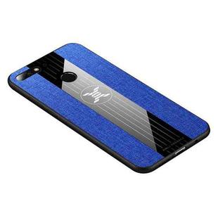 For Huawei Honor 7C / Enjoy 8 XINLI Stitching Cloth Textue Shockproof TPU Protective Case(Blue)