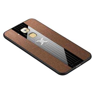For Huawei Maimang 5 XINLI Stitching Cloth Textue Shockproof TPU Protective Case(Brown)