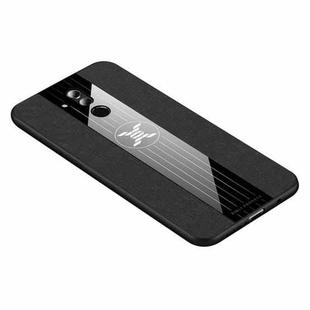 For Huawei Mate 20 Lite / Maimang 7 XINLI Stitching Cloth Textue Shockproof TPU Protective Case(Black)