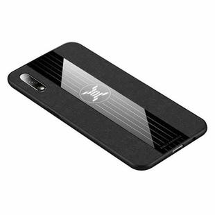 For Huawei Honor 9X XINLI Stitching Cloth Textue Shockproof TPU Protective Case(Black)