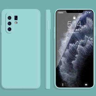For vivo X30 Pro Solid Color Imitation Liquid Silicone Straight Edge Dropproof Full Coverage Protective Case(Sky Blue)