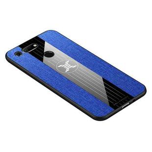 For Huawei Honor View 20 XINLI Stitching Cloth Textue Shockproof TPU Protective Case(Blue)