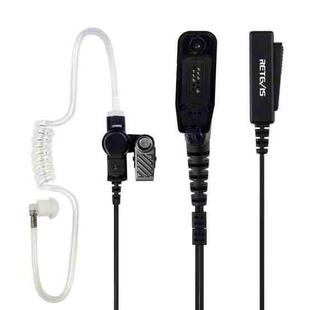 RETEVIS R-1M21 Two-wire Large PTT Acoustic Tube Earphone Microphone for Motorola XPR6000/XPR6550/DP4800/DP4801