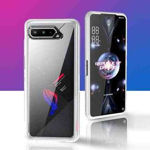 For Asus ROG Phone 5 Clear PC+TPU Shockproof Protective Case(White)