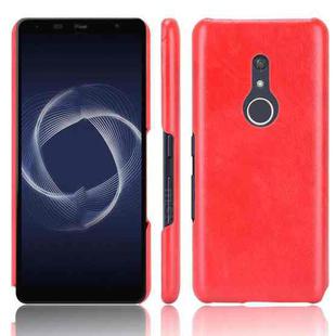 For Fujitsu Be4 Plus F-41B Shockproof Litchi Texture PC + PU Case(Red)