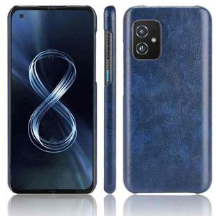 For Asus Zenfone 8 / ZS590KS Shockproof Litchi Texture PC + PU Case(Blue)