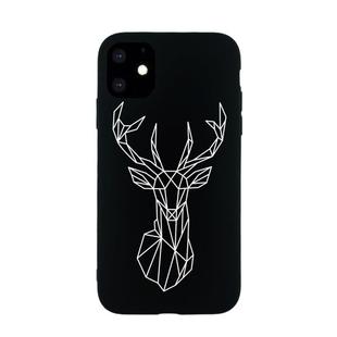 For iPhone 11 Pro Painted Pattern Soft TPU Protective Case(Elk)