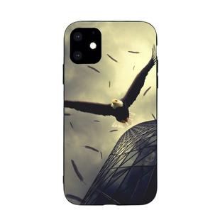 For iPhone 11 Pro Painted Pattern Soft TPU Protective Case(Eagle)