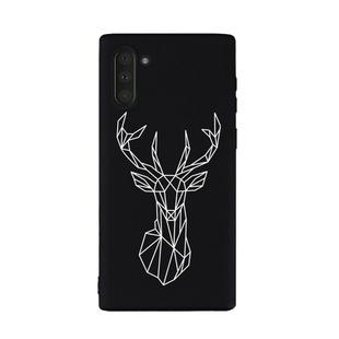 For Galaxy Note 10 Painted Pattern Soft TPU Protective Case(Elk)