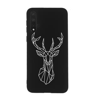 For Huawei Nova 5 Painted Pattern Soft TPU Protective Case(Elk)