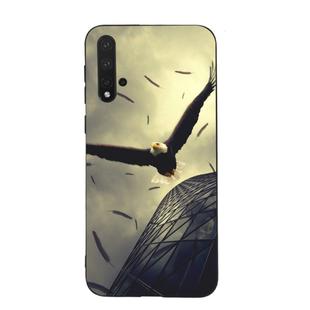 For Huawei Nova 5 Painted Pattern Soft TPU Protective Case(Eagle)