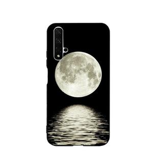 For Huawei Honor 20 Painted Pattern Soft TPU Protective Case(Moon)