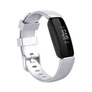 For Fitbit Ace 3 / Inspire 2 Silicone Watch Band(Silver)