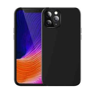For iPhone 11 Pro Max Frosted Magnetic TPU Protective Case (Black)