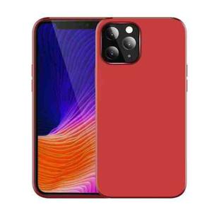 For iPhone 11 Pro Max Frosted Magnetic TPU Protective Case (Red)