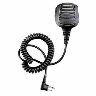 RETEVIS HM004 IPX5 Waterproof 2 Pin Motorcycle Speaker Microphone for Motorola GP68/GP88/GP300/ GP2000/CT150