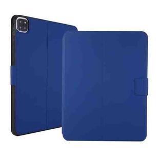 For iPad Pro 11 2022 / 2021 Electric Pressed Texture Horizontal Flip Leather Tablet Case with Holder & Pen Slot(Navy Blue)