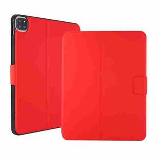 For iPad Pro 11 2022 / 2021 Electric Pressed Texture Horizontal Flip Leather Tablet Case with Holder & Pen Slot(Red)