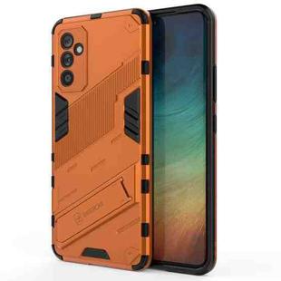 For Samsung Galaxy A82 5G Punk Armor 2 in 1 PC + TPU Shockproof Case with Invisible Holder(Orange)