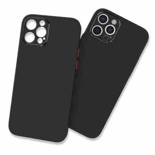 0.3mm Ultra-thin Frosted Soft Case with Detachable Buttons For iPhone 12 Pro(Black)